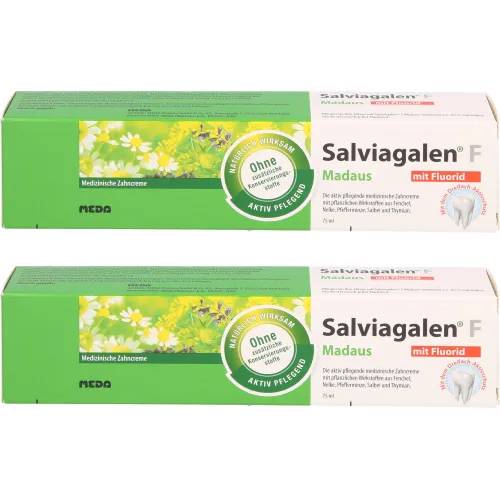 SALVIAGALEN F Madaus Zahncreme Doppelpackung (2x75ml)