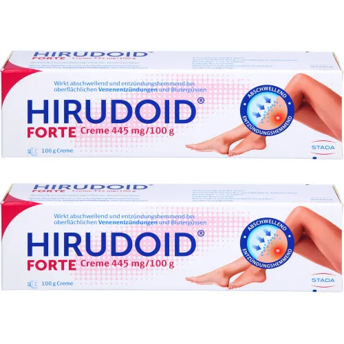 HIRUDOID forte Creme 445 mg/100 g Doppelpackung (2x100g)