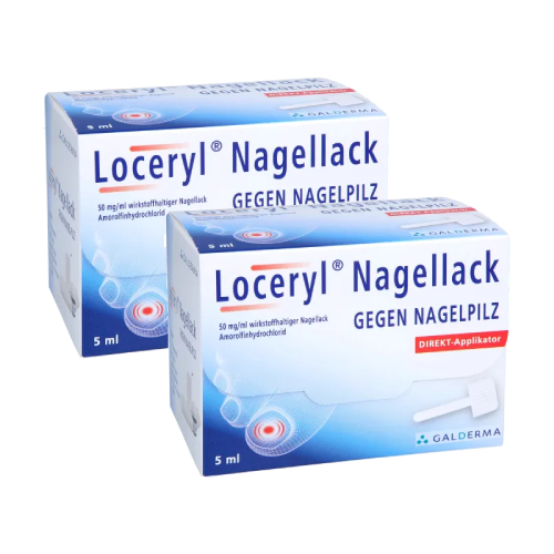 LOCERYL Nagellack gegen Nagelpilz DIREKT-Applikat. Set (2x5ml)
