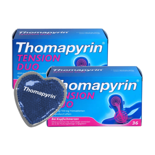 THOMAPYRIN TENSION DUO 400 mg/100 mg Filmtabletten  + Thomapyrin Kühlherzen