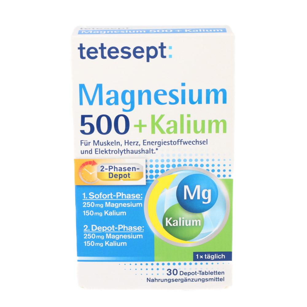 TETESEPT Magnesium 500+Kalium Tabletten