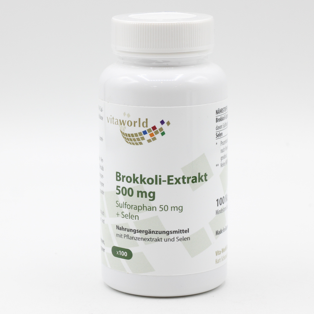 BROKKOLI 500/50 mg Sulforaphan+Selen Kapseln