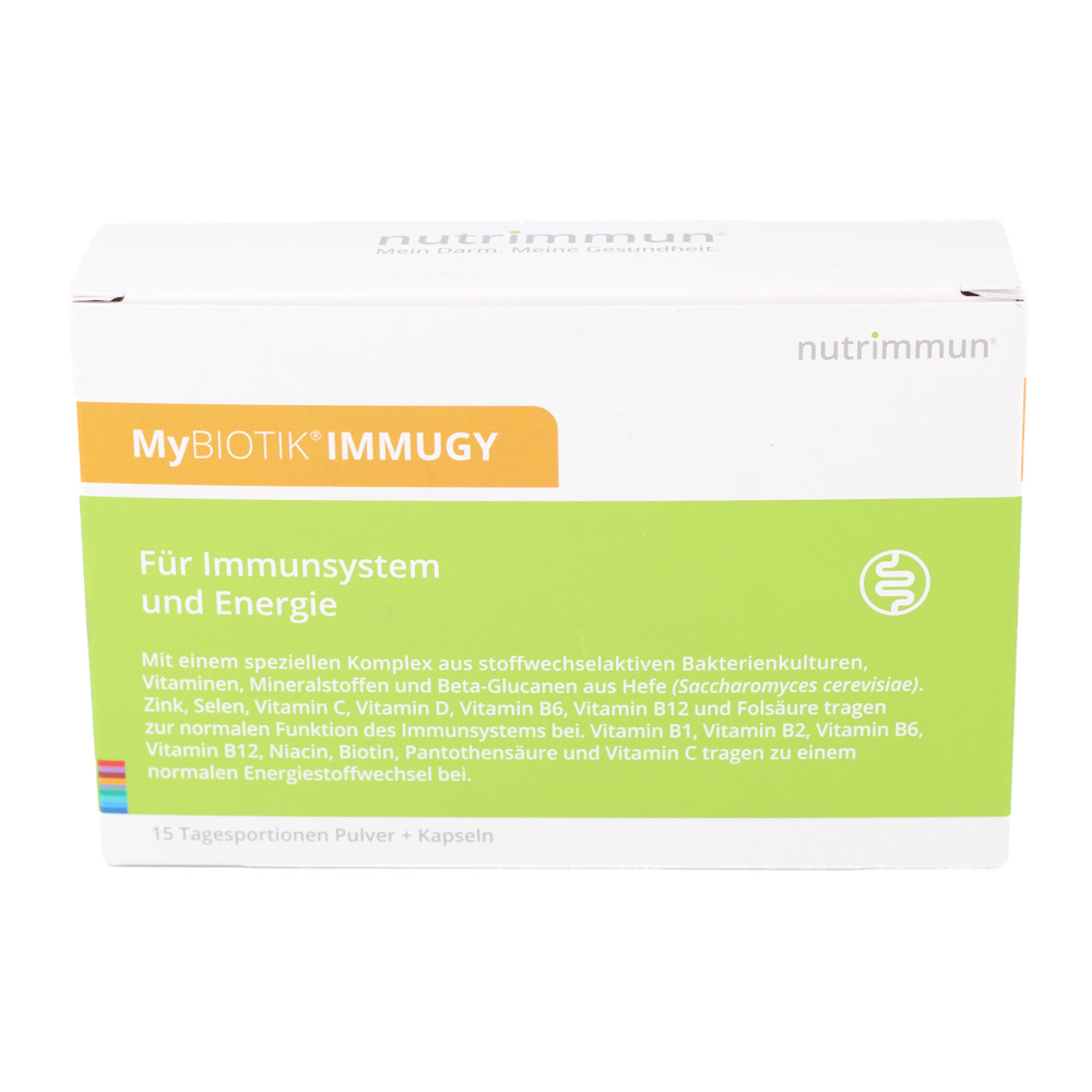 MYBIOTIK IMMUGY Kombipackung 15x2 g+30 Kapseln