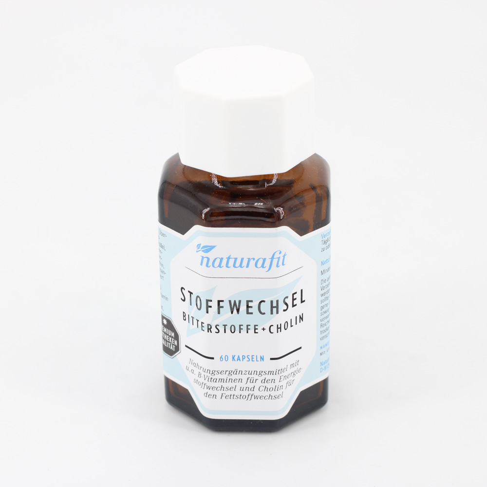 NATURAFIT Stoffwechsel Bitterstoffe+Cholin Kapseln
