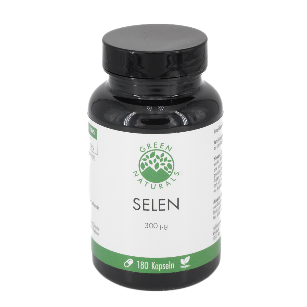 GREEN NATURALS Selen 300 μg rein pflanzl.vegan Kps