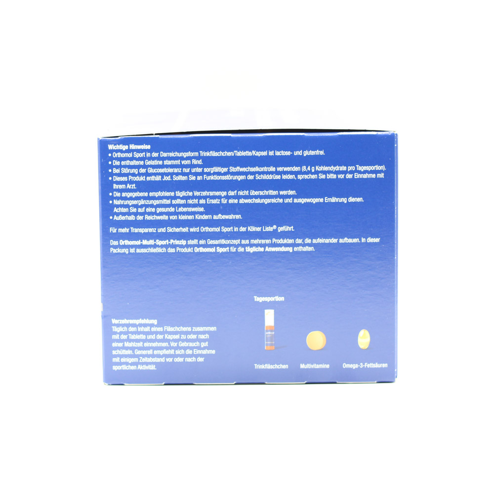 ORTHOMOL Sport Trinkfläschchen/Tabl./Kaps.Kombip.