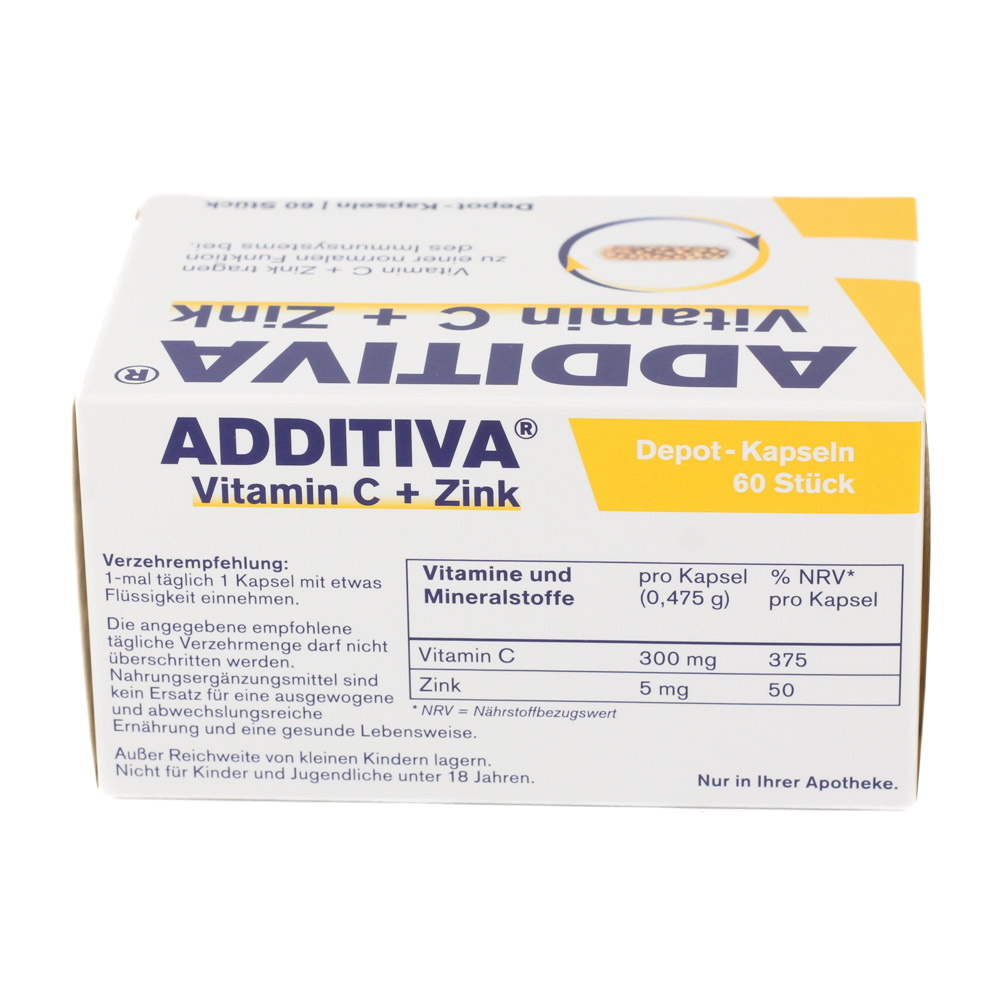 ADDITIVA Vitamin C Depot 300 mg Kapseln