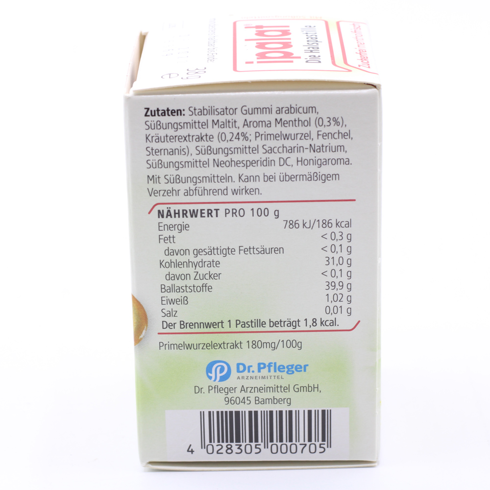 IPALAT Halspastillen zuckerfrei