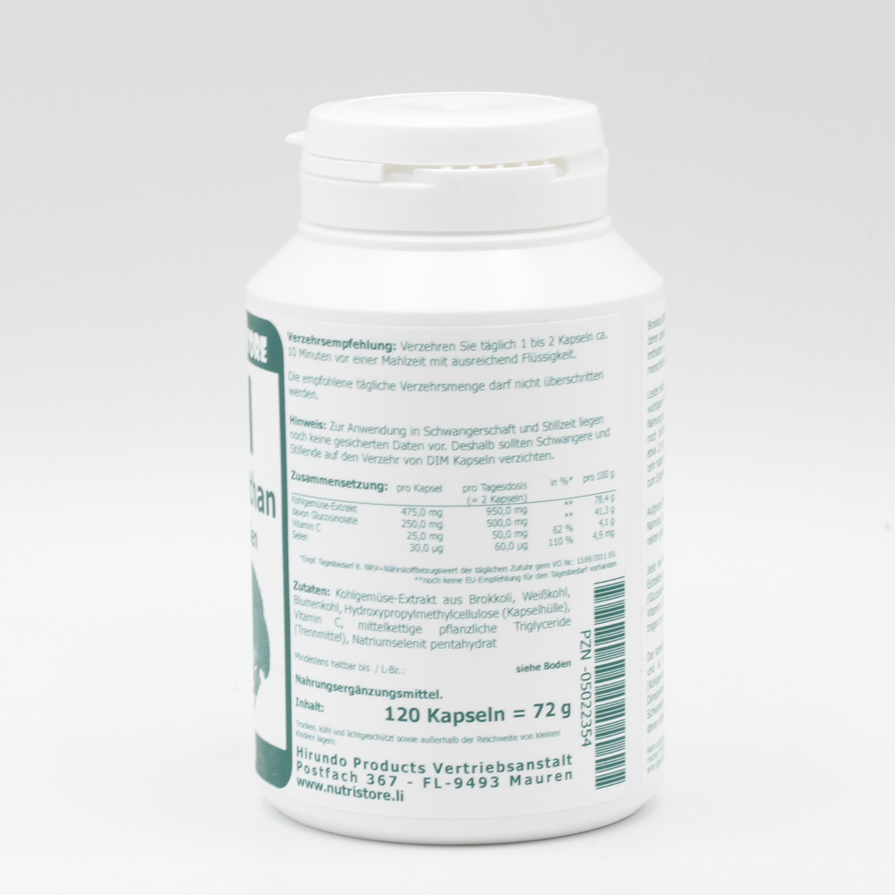 DIM Diindolylmethan 250 mg vegetarische Kapseln