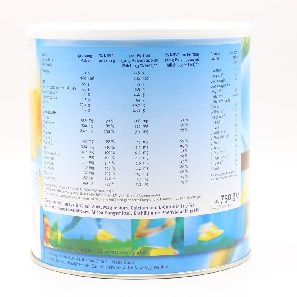 FOR YOU eiweiß power Schoko Pulver