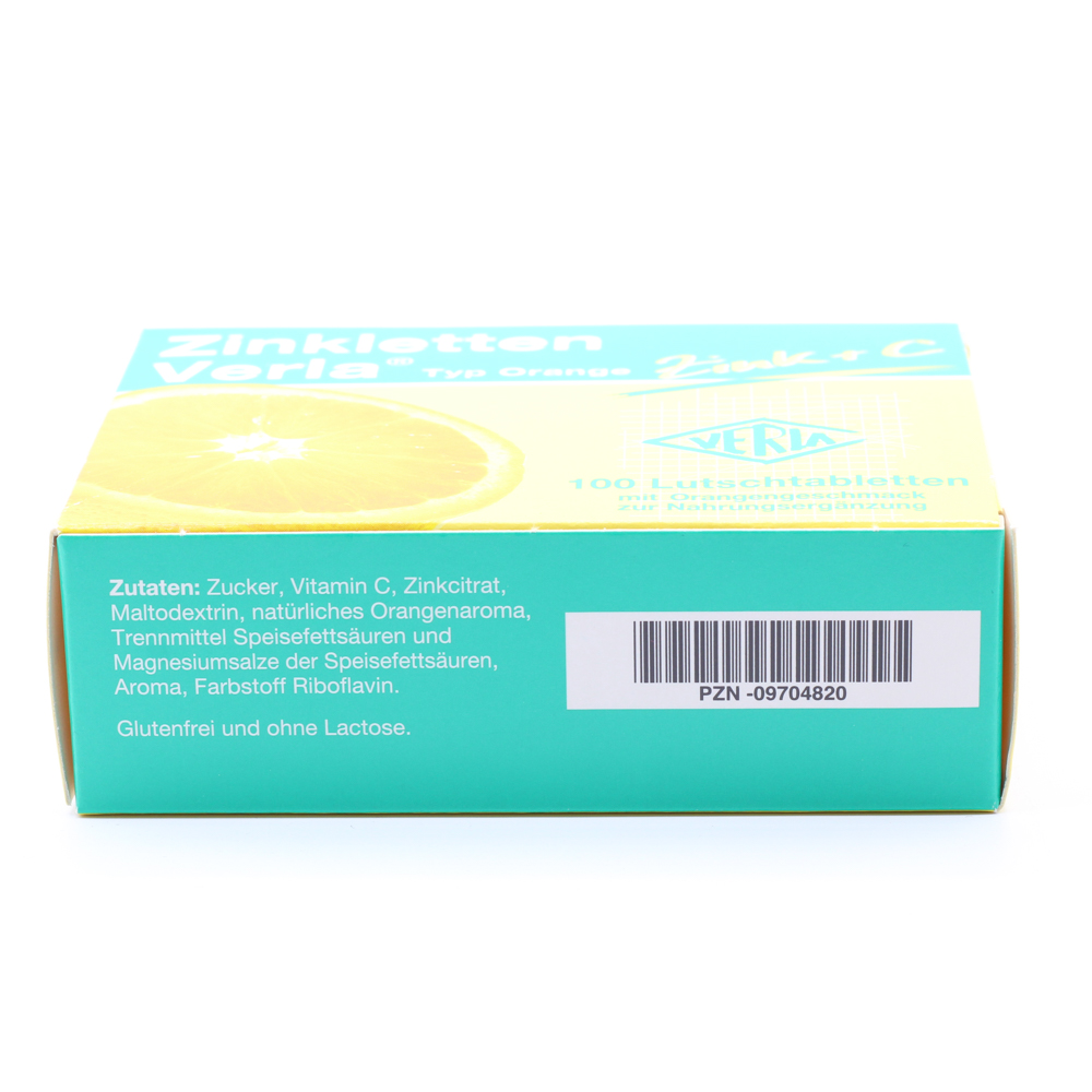ZINKLETTEN Verla Orange Lutschtabletten