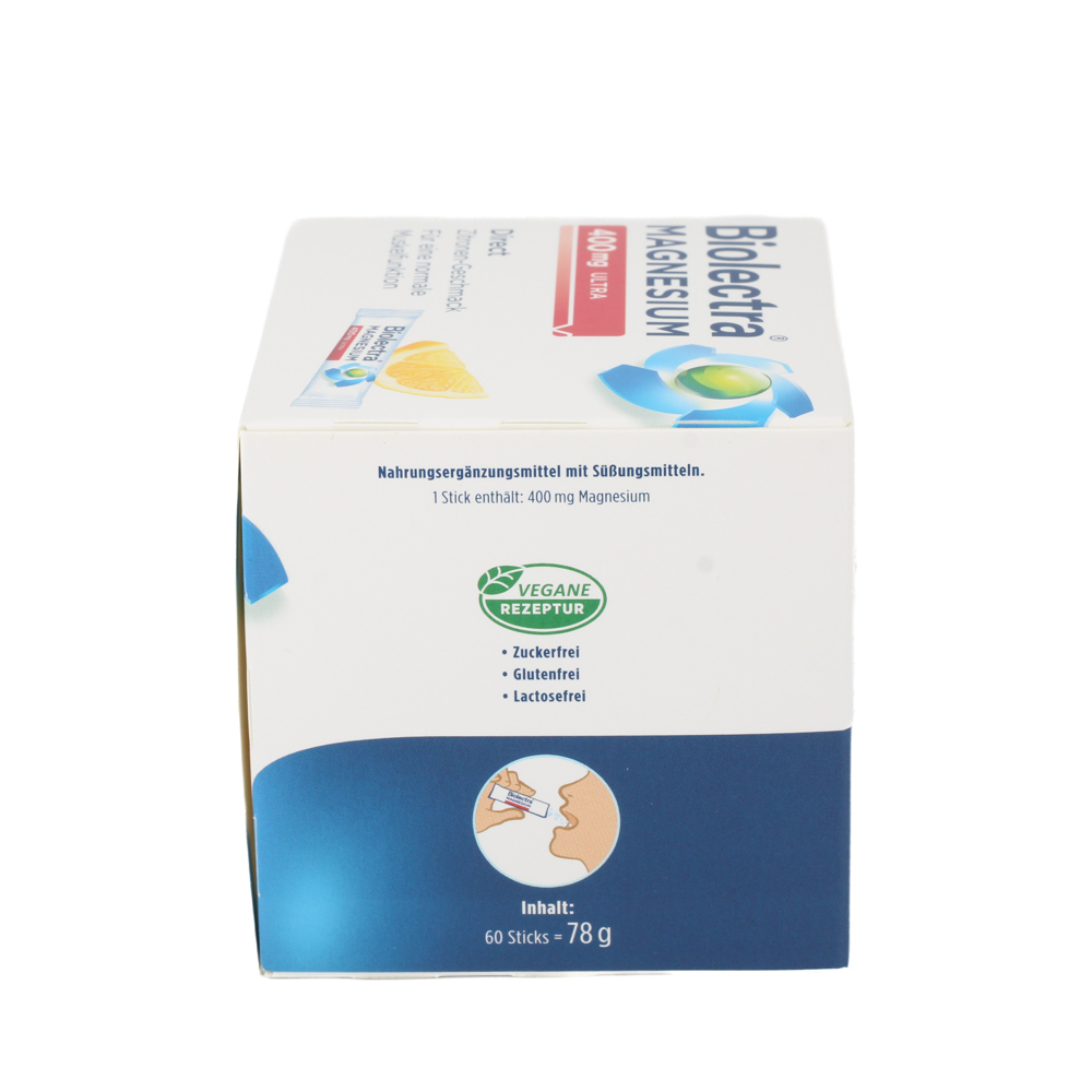 BIOLECTRA Magnesium 400 mg ultra Direct Zitrone