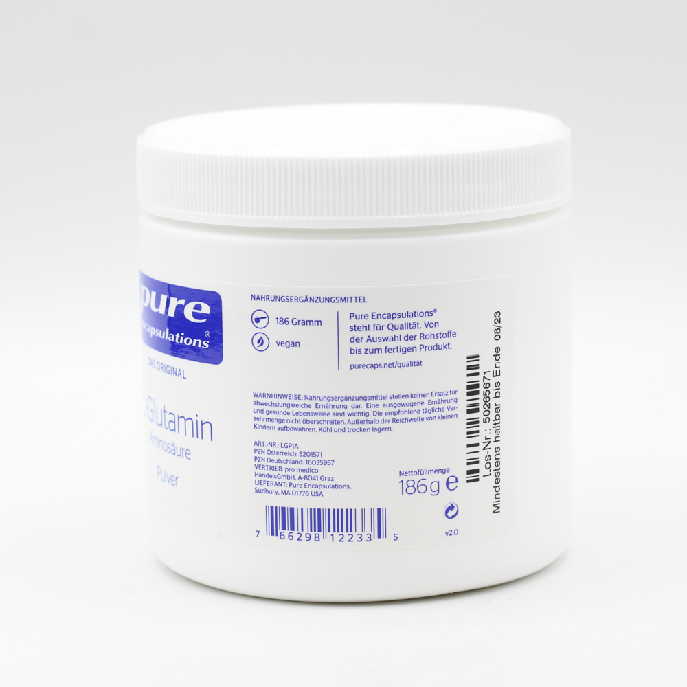 PURE ENCAPSULATIONS L-Glutamin Pulver