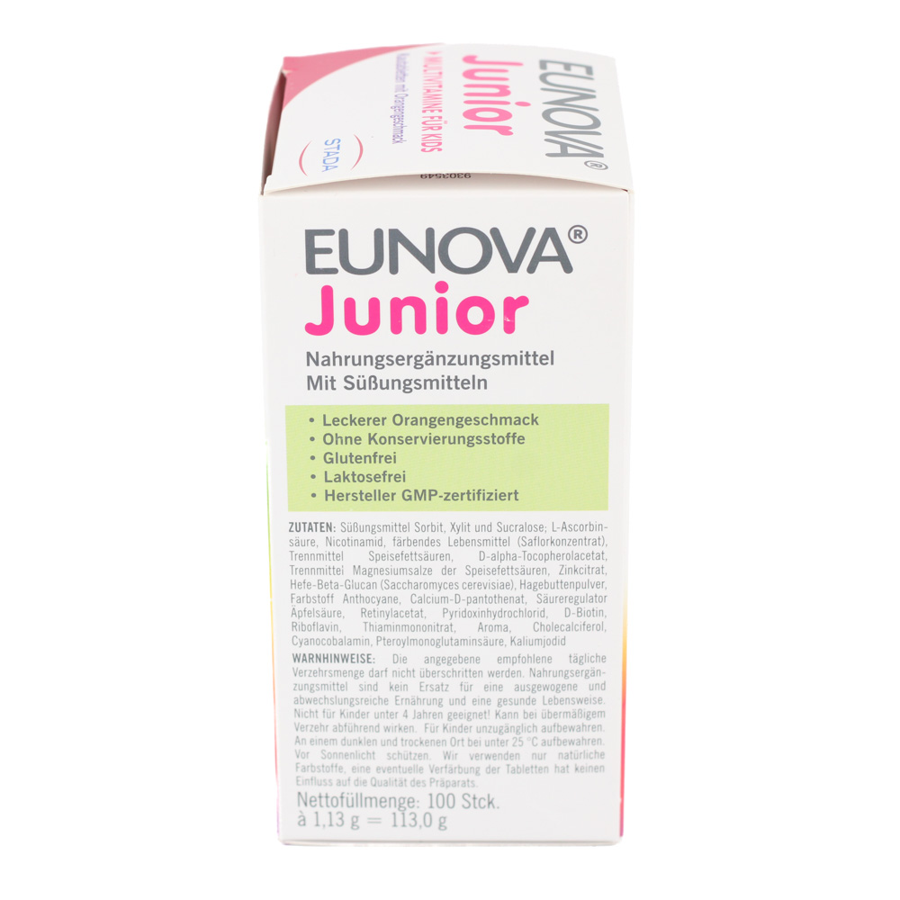 EUNOVA Junior Kautabletten m.Orangengeschmack
