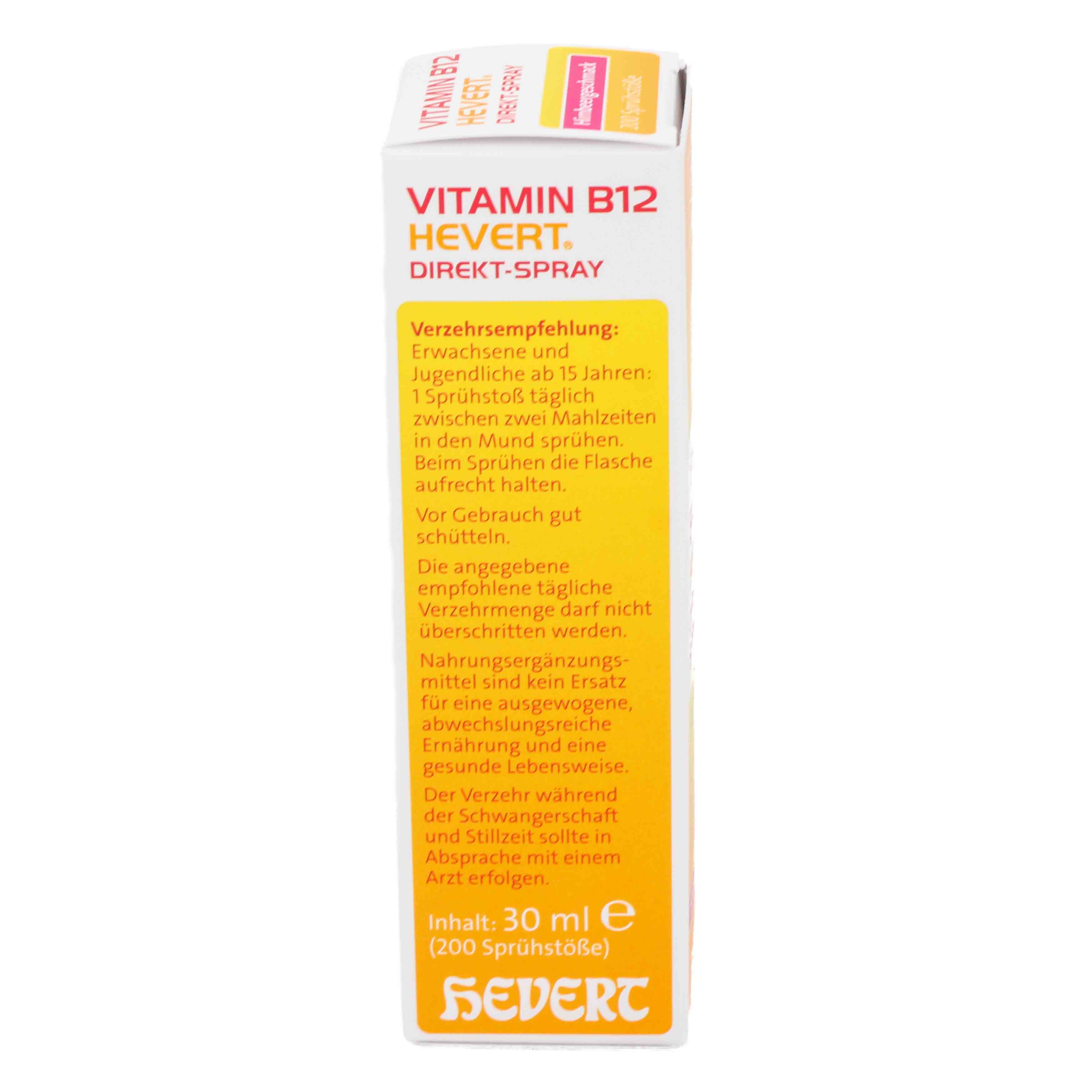 VITAMIN B12 HEVERT Direkt-Spray