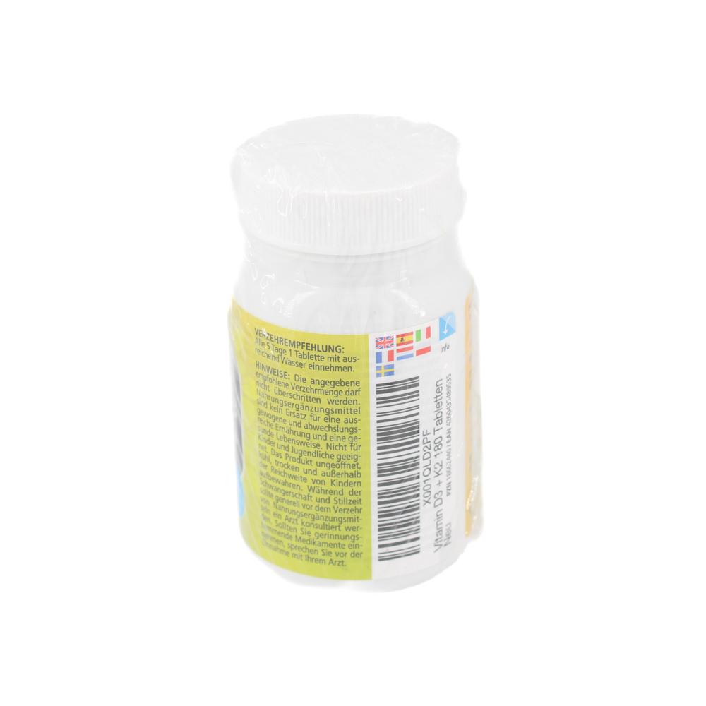 VITAMIN D3 K2 5000 I.E./100 μg hochdosiert Tabl.