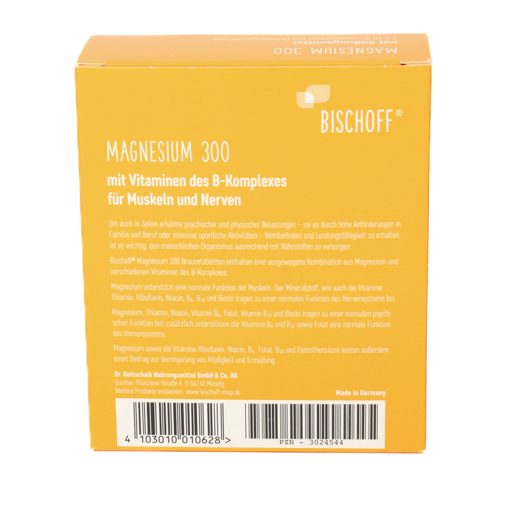 MAGNESIUM BRAUSETABLETTEN 300