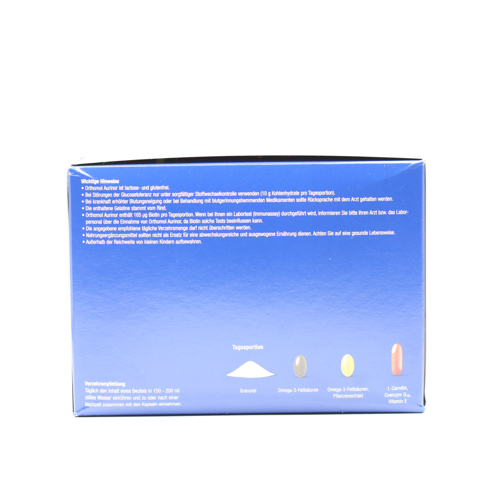 ORTHOMOL aurinor Granulat/Kaps.Kombipack.