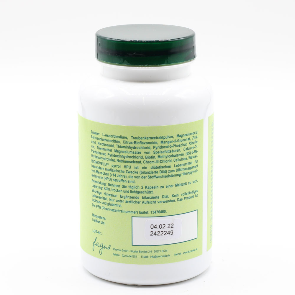 BIONOVELIA pyrrol HPU Kapseln