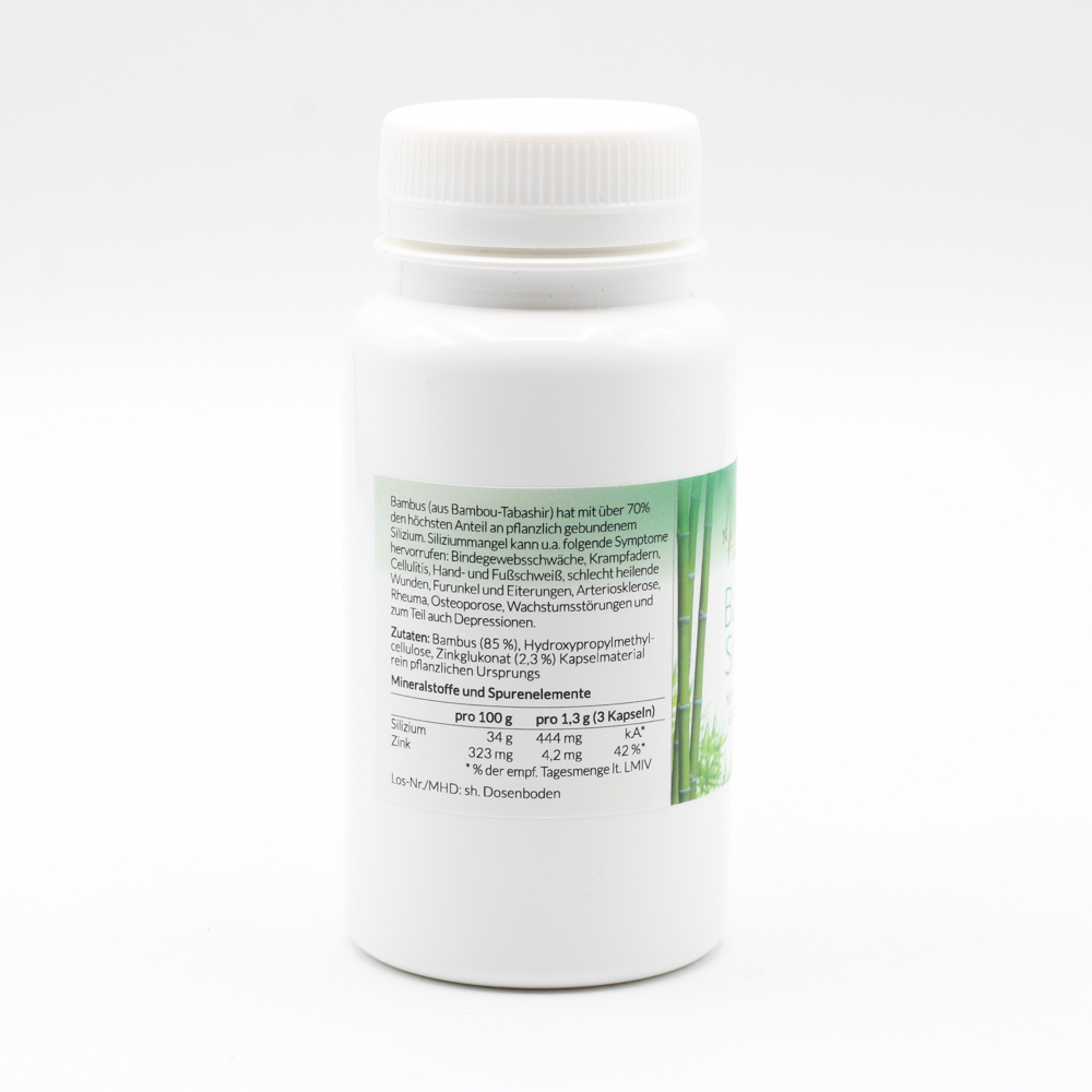 BAMBUS SILIZIUM f.Haut Knochen & Bindegewebe Kaps.