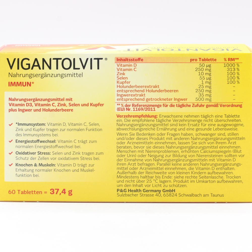 VIGANTOLVIT Immun Filmtabletten Doppelpackung (2x 60St)