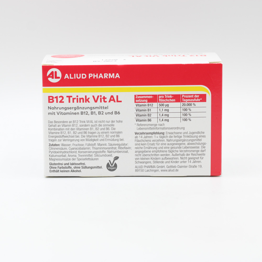 B12 Trink Vit AL Trinkfläschchen: für einen normalen Energiestoffwechsel