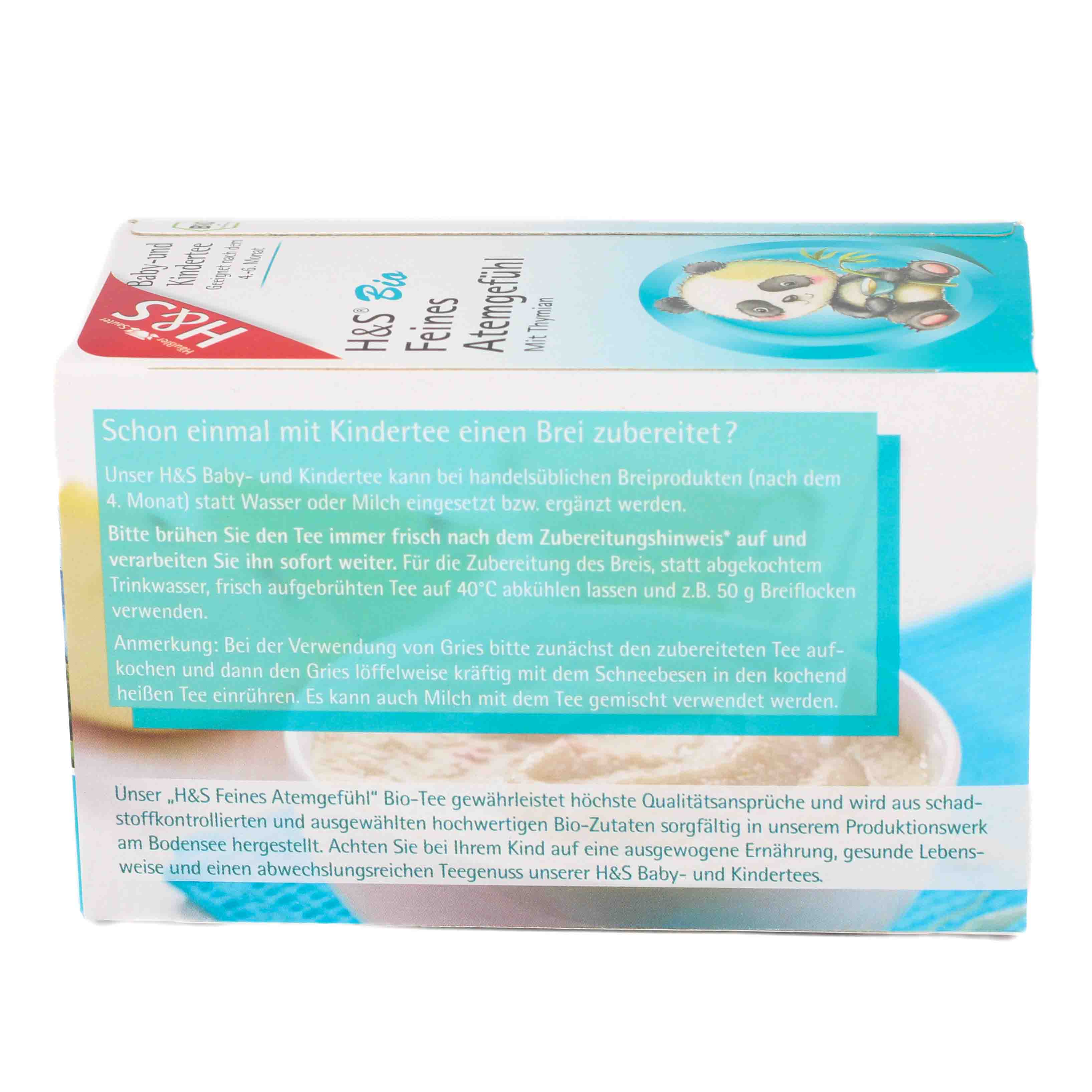 H&S Bio Feines Atemgefühl Baby- u.Kindertee Fbtl.