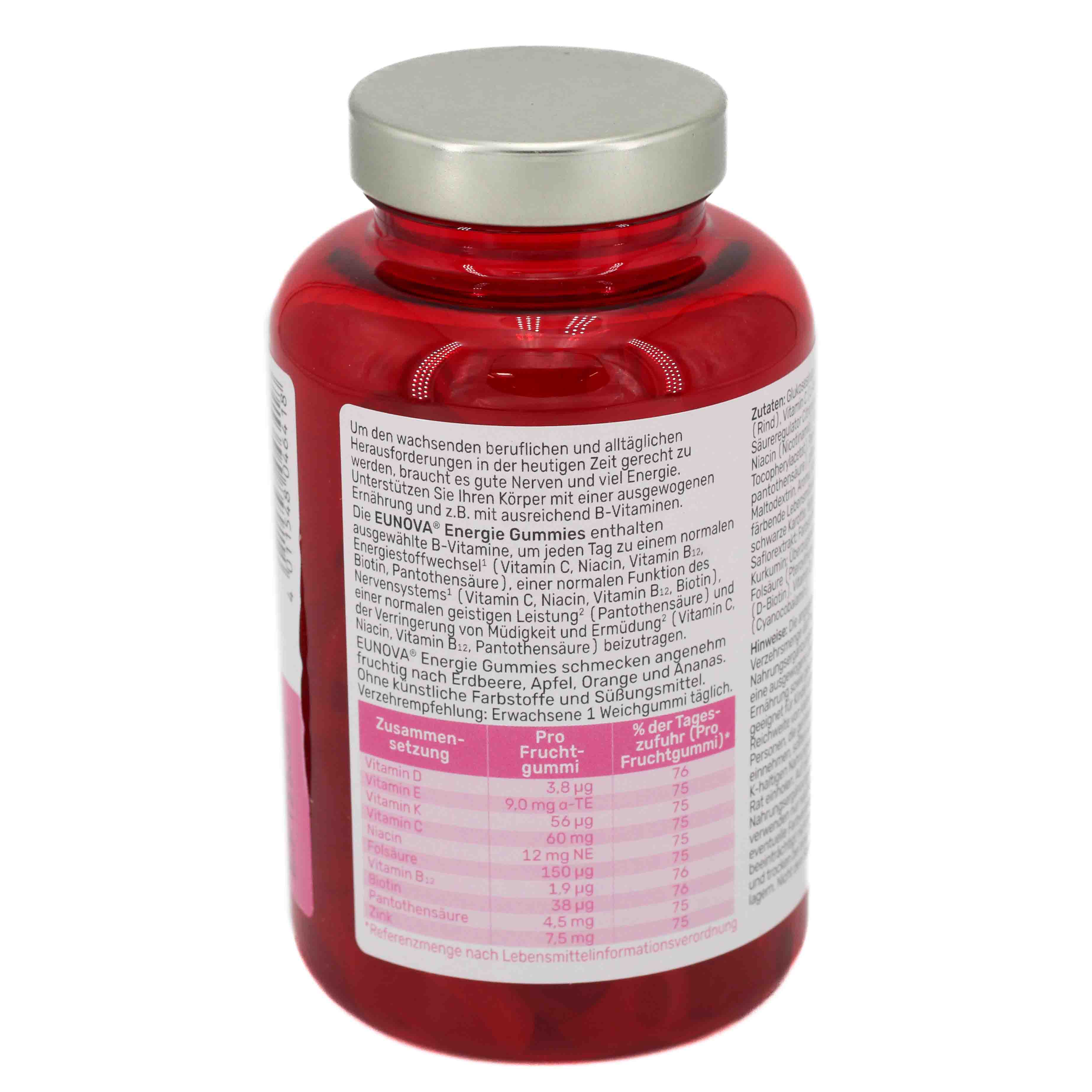 EUNOVA Energie Gummies Doppelpackung (2x60St)