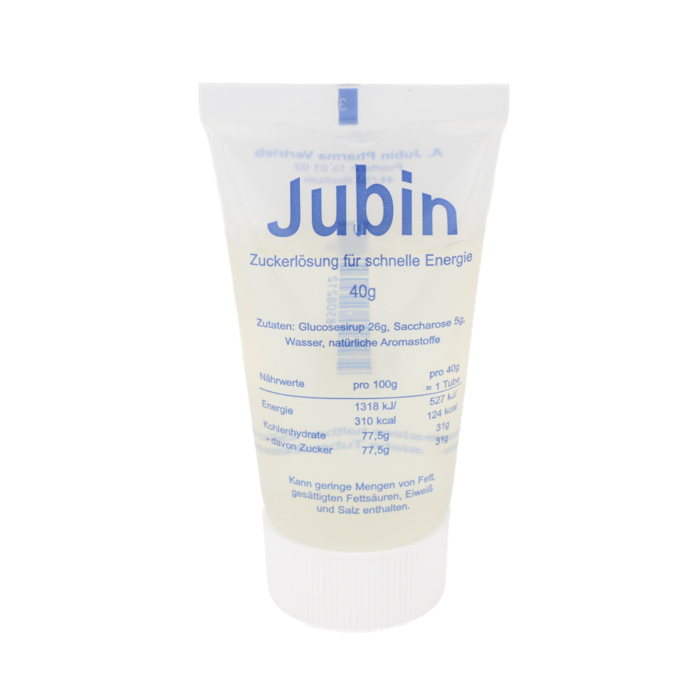 JUBIN Zuckerlösung schnelle Energie Tube