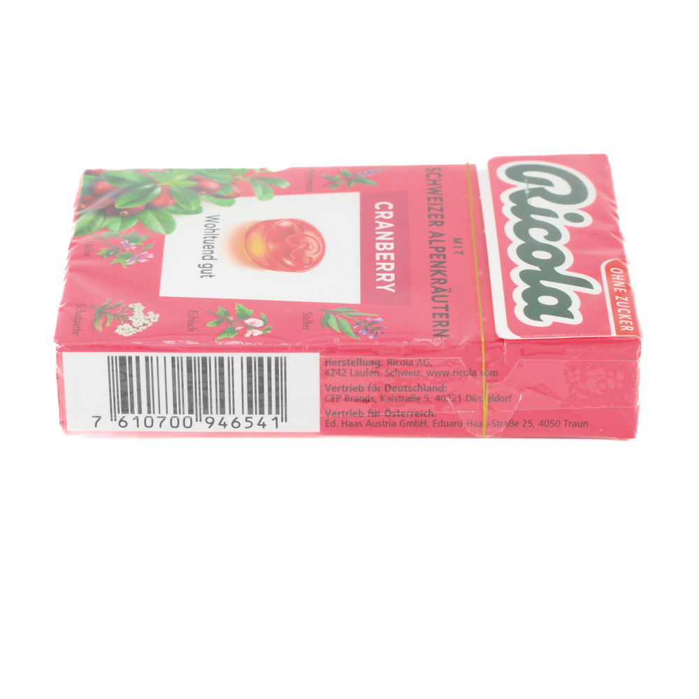 RICOLA o.Z.Box Cranberry Bonbons
