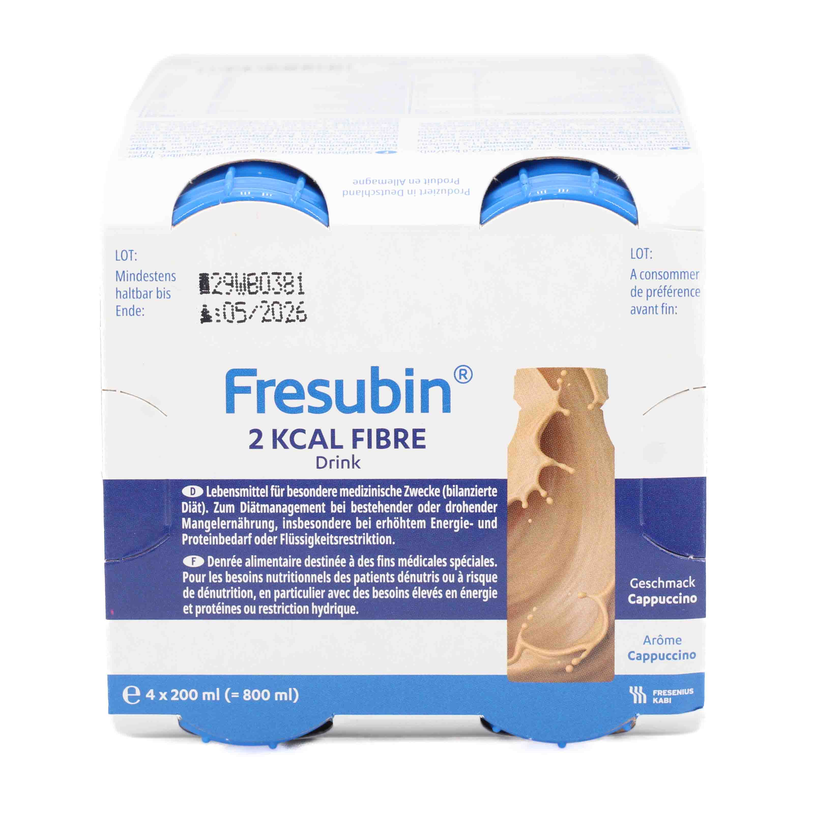 FRESUBIN 2 kcal Fibre DRINK Cappuccino Trinkfl.