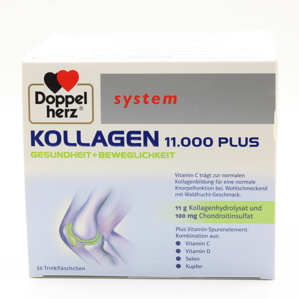 DOPPELHERZ Kollagen 11.000 Plus system Ampullen Doppelpackung (2x750 ml)