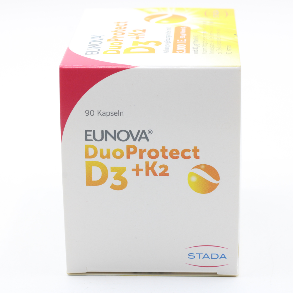 EUNOVA DuoProtect D3+K2 2000 I.E./80 μg Kapseln