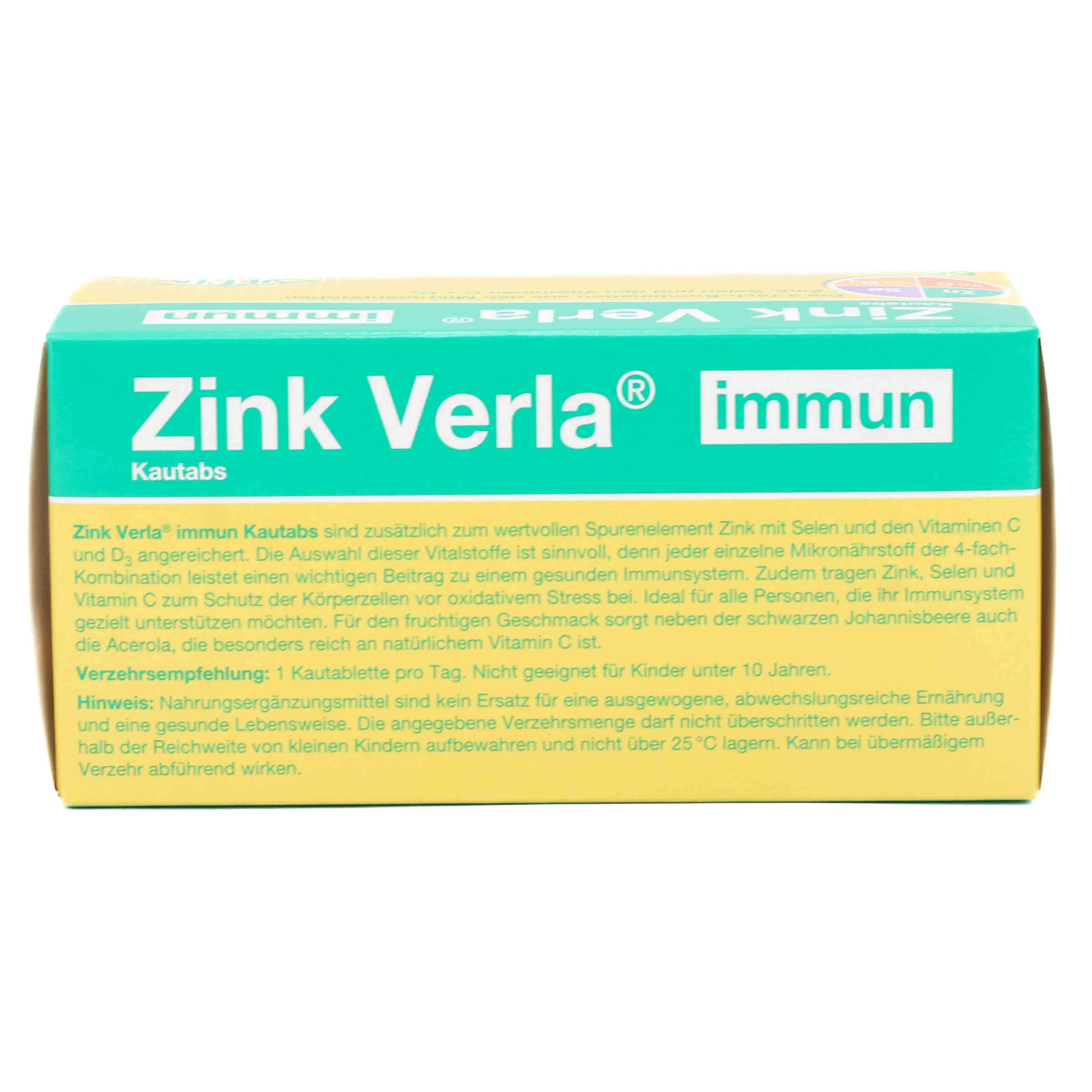 ZINK VERLA immun Kautabs