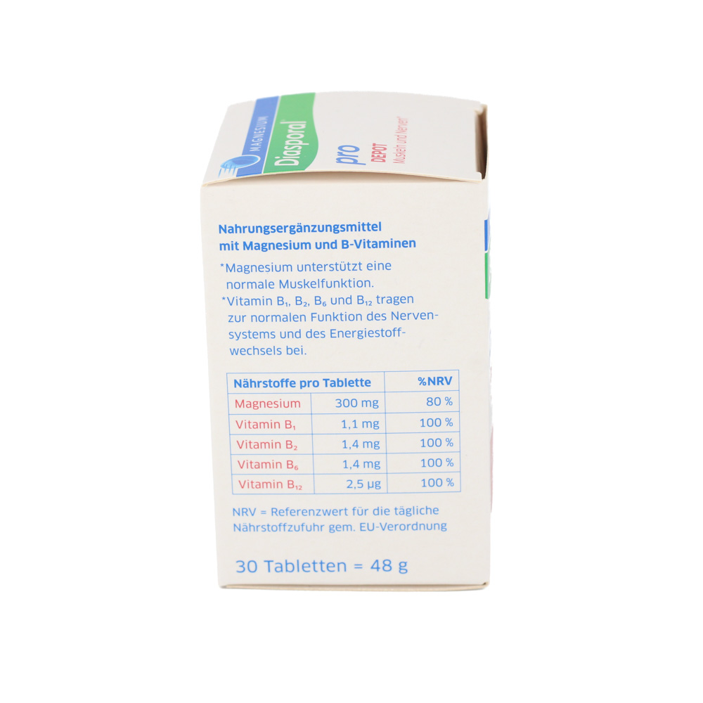 MAGNESIUM DIASPORAL pro B-Vit.DEPOT Musk.+Nerv.Tab
