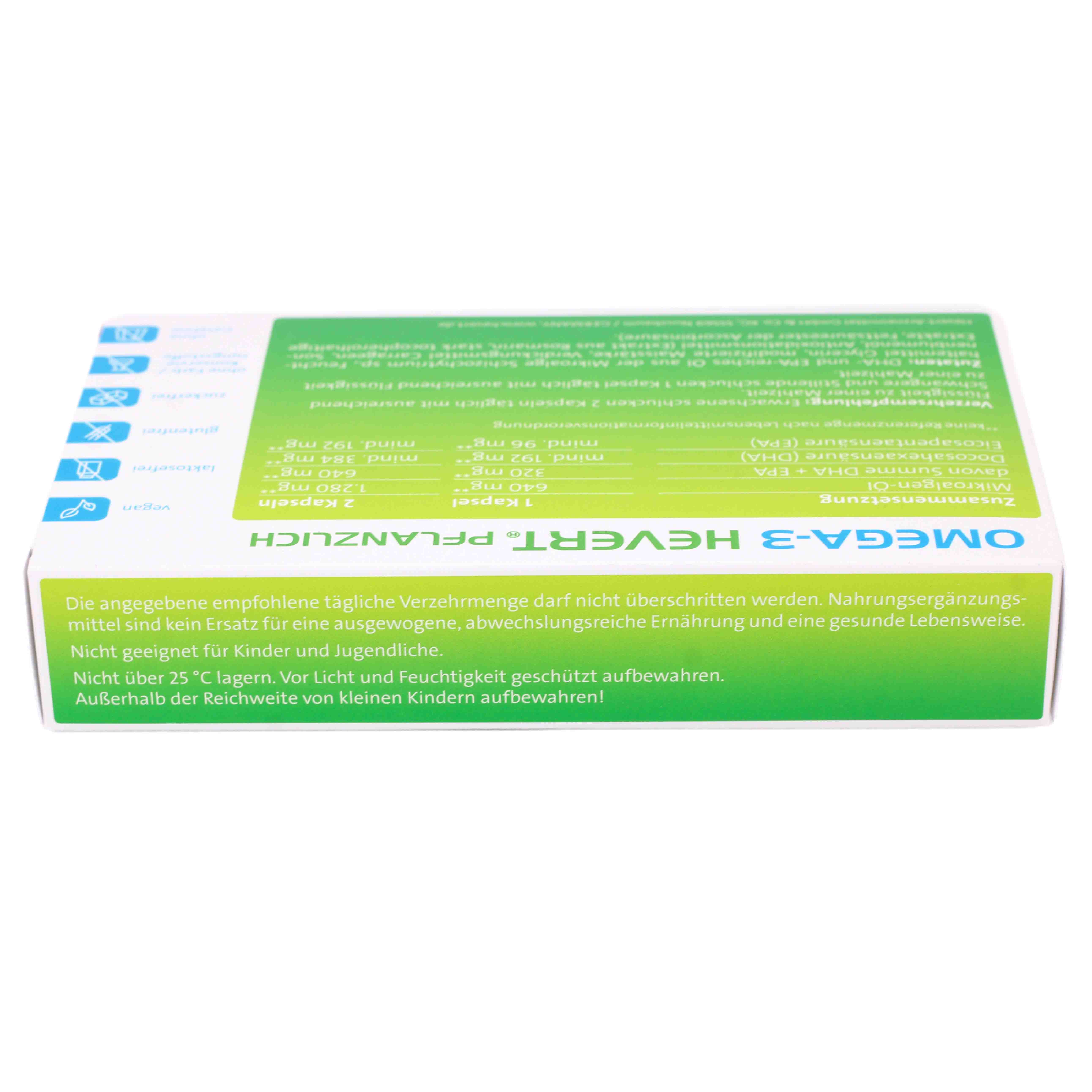 OMEGA-3 HEVERT pflanzlich Weichkapseln
