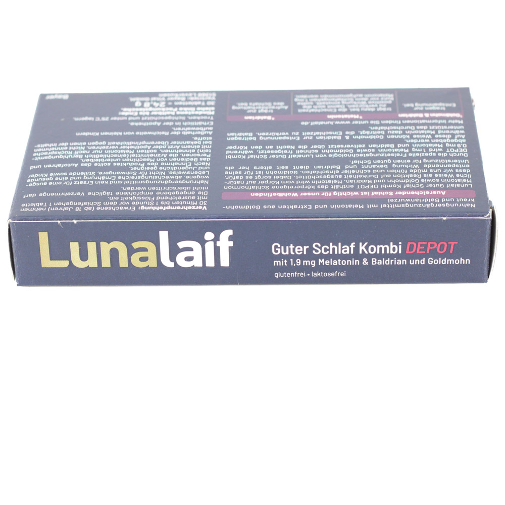 LUNALAIF Guter Schlaf Kombi Depot Tabletten Set (2x 30St)