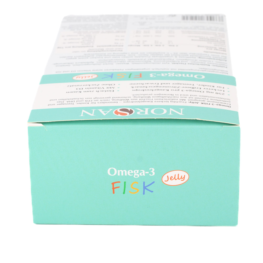 NORSAN Omega-3 FISK Jelly f.Kinder Drag.Vorratspa.