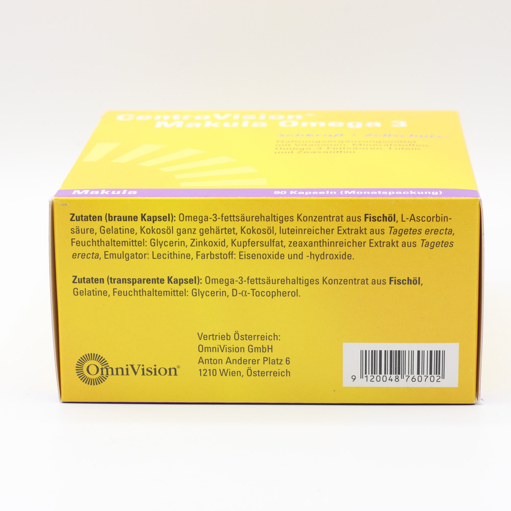 CENTROVISION Makula Omega-3 Kapseln