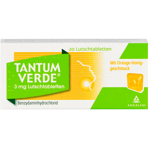TANTUM VERDE 3 mg Lutschtabl.m.Orange-Honiggeschm.