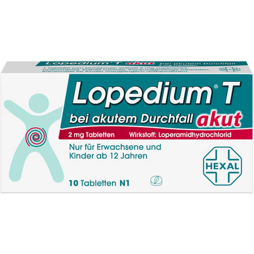 LOPEDIUM T akut bei akutem Durchfall Tabletten