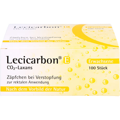 LECICARBON E CO2 Laxans Erwachsenensuppositorien
