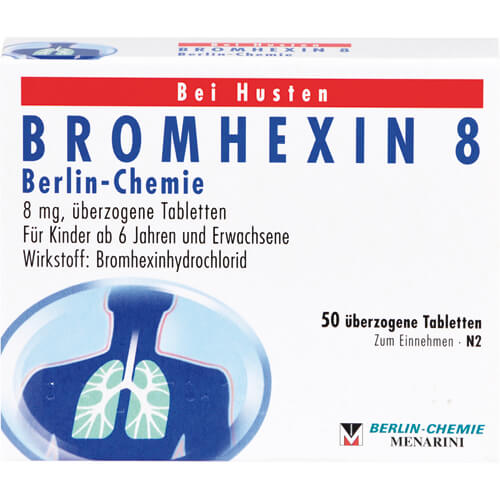 BROMHEXIN 8 Berlin Chemie überzogene Tabletten