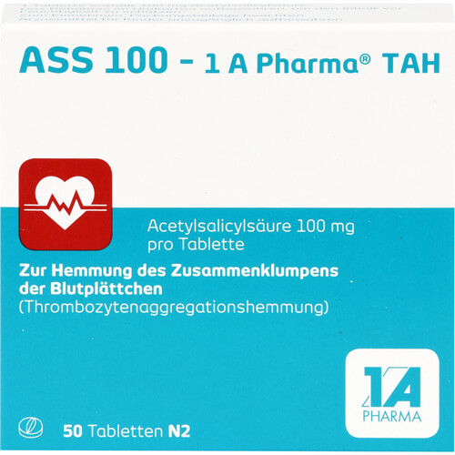 ASS 100-1A Pharma TAH Tabletten