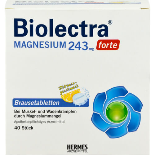 BIOLECTRA Magnesium 243 mg forte Zitrone Br.-Tabl.