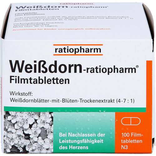 WEISSDORN-RATIOPHARM Filmtabletten