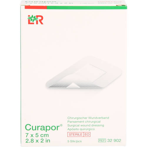 CURAPOR Wundverband steril chirurgisch 5x7 cm