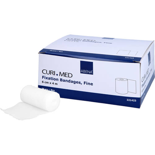 MULLBINDEN elastisch 6 cmx4 m