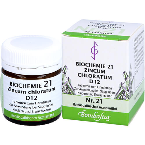 BIOCHEMIE 21 Zincum chloratum D 12 Tabletten