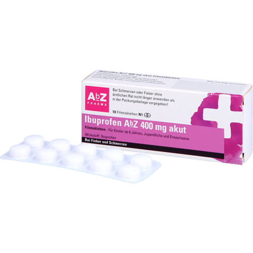 IBUPROFEN AbZ 400 mg akut Filmtabletten